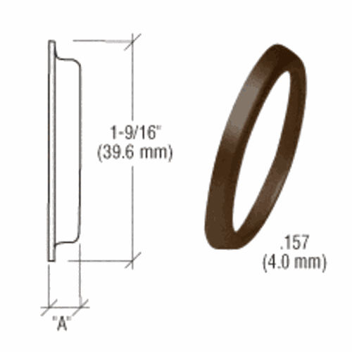 CRL DL2175DUA Dark Bronze .157