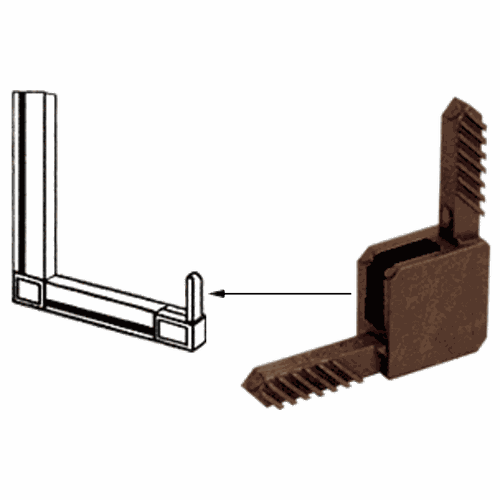 CRL CD35BRZ Bronze Square Storm Window Corner - CRL Sash Cut