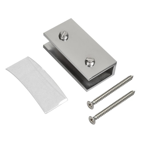 CRL NDC12CH Polished Chrome No-Drill Clamp for 1/2