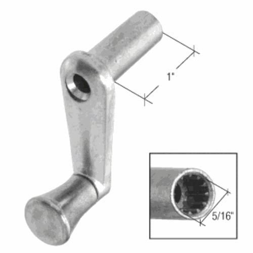 CRL R7007 Diecast RV Window Crank Handle, 1