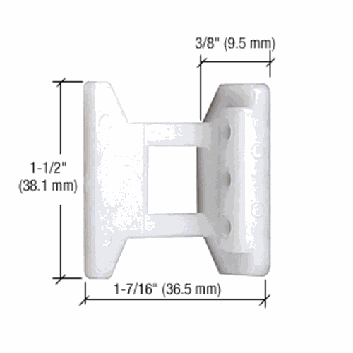 CRL J4520 Square Bolt Threshold Header Guide