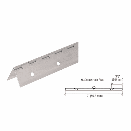 CRL 3200NS Nickel-Plated Steel Piano Hinge, 2