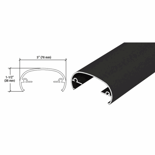 CRL 32XTR241BL Matte Black 320X Series 241