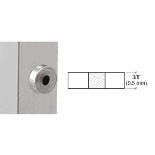 CRL SPA01SS Mill Stainless Flat Post Adapter
