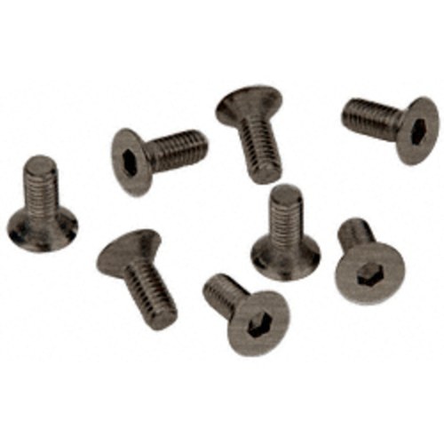 CRL A612ABN Antique Brushed Nickel 6x12 mm Flat Allen Head Cover Plate Screws