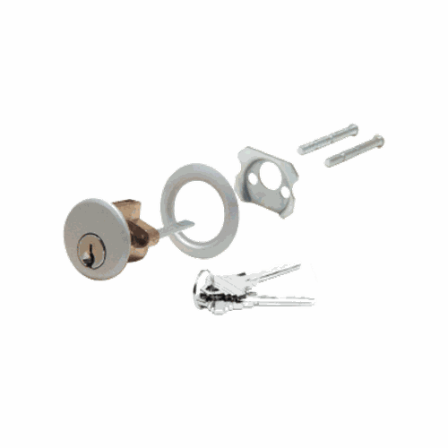 CRL DL911SCKAA Aluminum Rim Keyed Cylinder - Schlage 'C' Keyway, Keyed Alike
