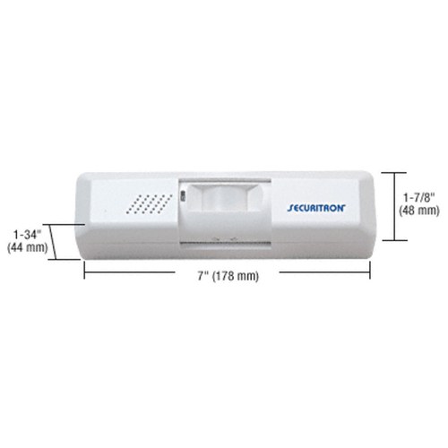 CRL XMS1224 Securitron White Exit Motion Sensor 12/24 VDC