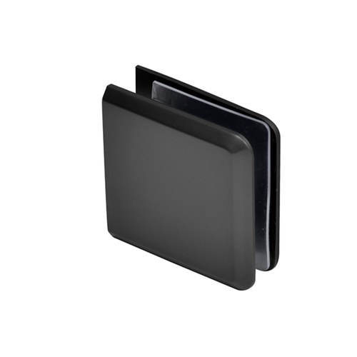CRL BCU40RB Oil Rubbed Bronze Beveled Hole-in-Glass Heavy-Duty Wall Mount Glass Clamp