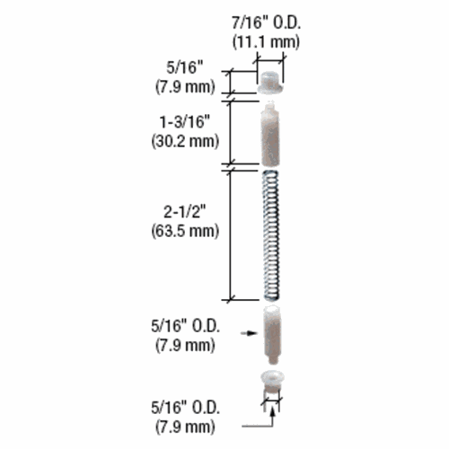 CRL K5131 Storm Door Hinge Pin Set