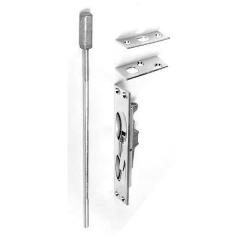 DCI 780F-26D Manual Flush Bolt - Metal Doors, Brushed/Satin Chrome