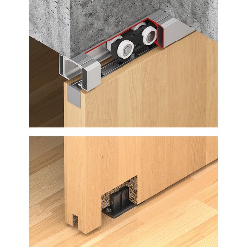 Hafele 941.62.021 Hafele Slido D-Line 11 160I Sliding Door Fitting Set