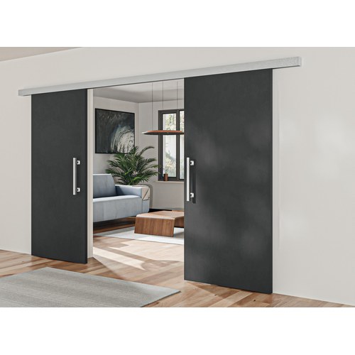 Hafele 941.03.037 Hafele Slido D-Line 11 Sliding Door Fitting, Symmetrical Opening 80P/120P