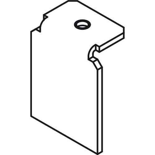 Hafele 403.55.300 Silent Aluflex End Bracket