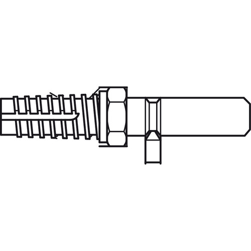 Hafele 909.04.800 One-Sided Mounting Set for Pull Handles