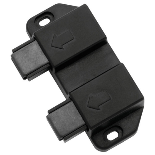 Hafele 245.75.320 Double Magnetic Pressure Push Latch, 1.2 kg Pull