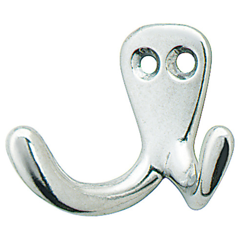 Hafele 845.12.809 Polished Aluminum Wardrobe Hook