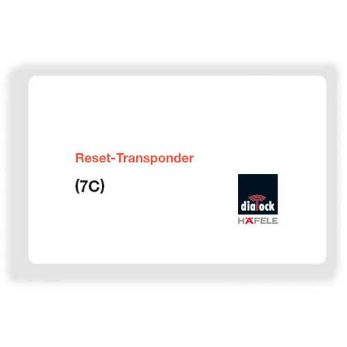 Hafele 917.42.027 Reset Key Card (7C)