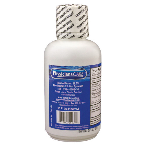 Hafele 007.50.181 16 oz. Eye Wash Replacement Bottle