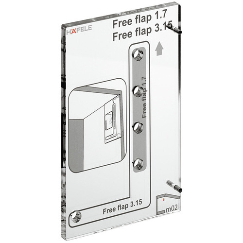 Hafele 372.91.023 Free Flap Drilling Jig 1.7 3.15