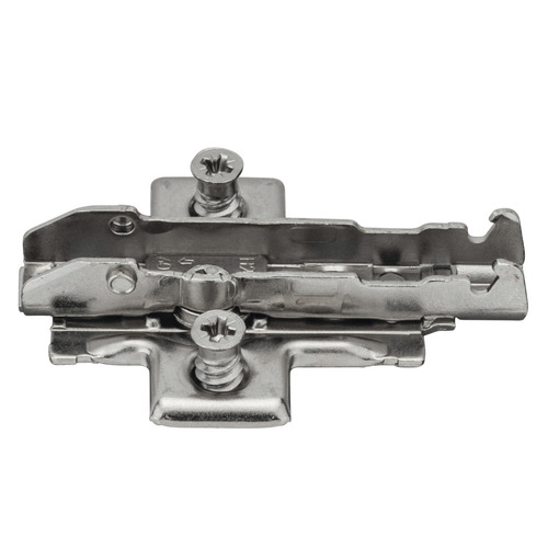 Hafele 348.38.524 Wing Baseplate for Grass TIOMOs, 4-Point Fixing with Euro Screws