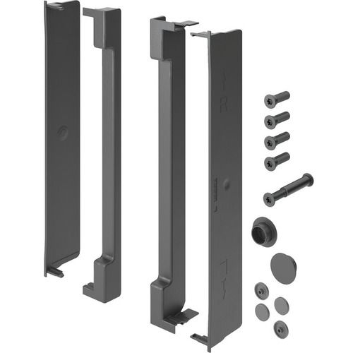 Hafele 372.92.381 Hafele Free Slim Flap Cover Cap Set for 1.12 1.10 Push Stay Fittings