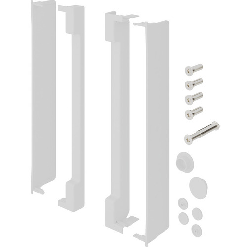 Hafele 372.92.721 Hafele Free Slim Flap Cover Cap Set for 1.12 1.10 Push Stay Fittings