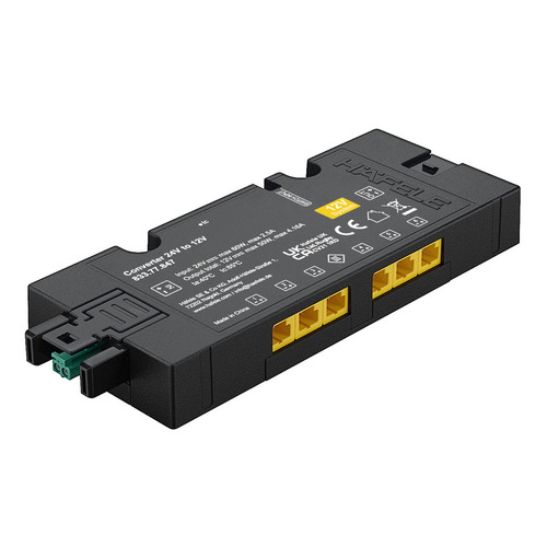 Hafele 833.77.847 24V to 12V Converter Driver, 50W Output