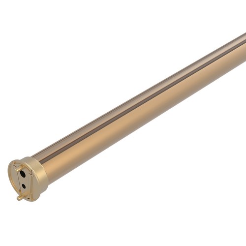 Hafele 820.48.590 TAG Round Closet Rod with Supports Caps