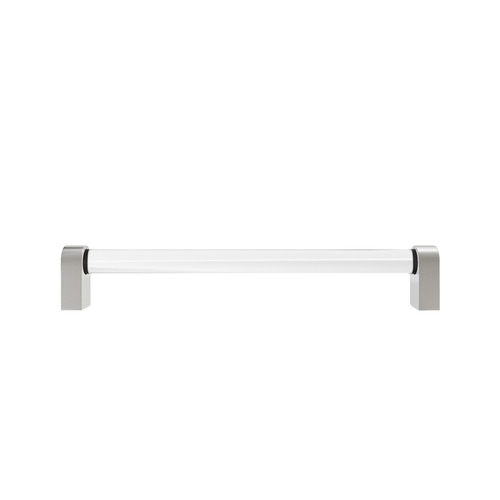 Hapny Home C1001-SN Clarity Acrylic Appliance Pull Clear Satin Nickel 12