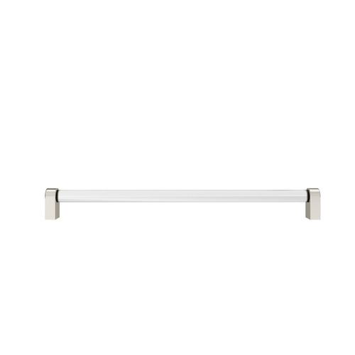 Hapny Home C1002-PN Clarity Acrylic Appliance Pull Clear Polished Nickel 18