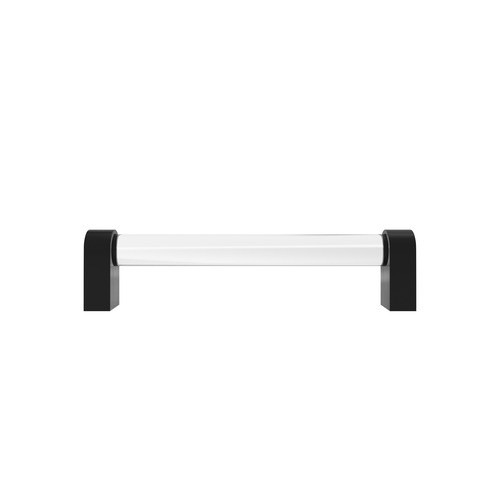 Hapny Home C502-MB Clarity Acrylic Cabinet Pull Clear Matte Black 5