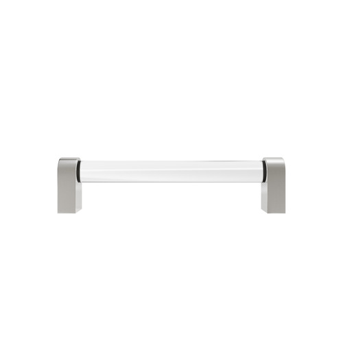 Hapny Home C502-SN Clarity Acrylic Cabinet Pull Clear Satin Nickel 5