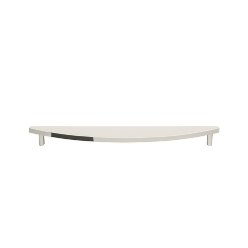 Hapny Home HM1023-PN Half Moon Appliance Pull Polished Nickel 18