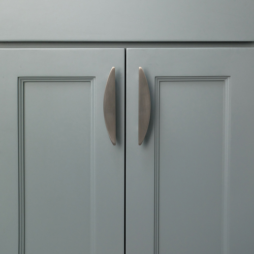 Hapny Home HM550-SN Half Moon Cabinet Pull Satin Nickel 4