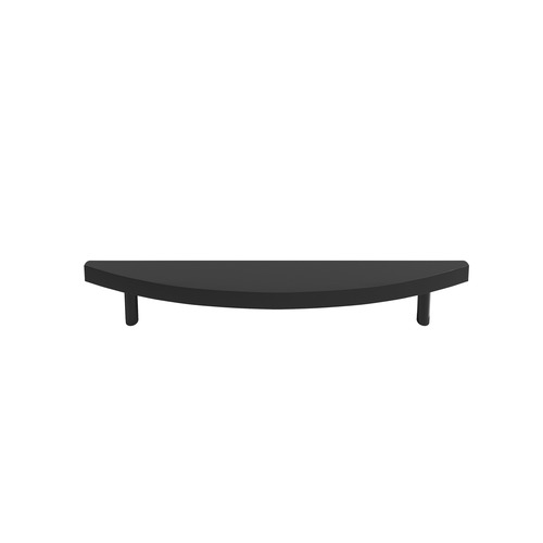Hapny Home HM551-MB Half Moon Cabinet Pull Matte Black 6