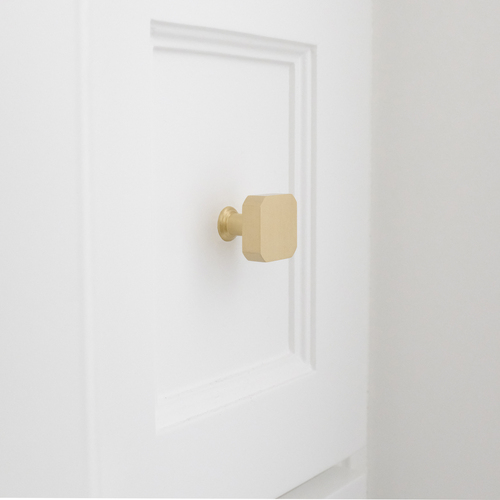 Hapny Home M28-SB Mod Satin Brass Cabinet Knob