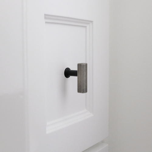 Hapny Home M30-WMB Mod T-Knob, Weathered Nickel Matte Black