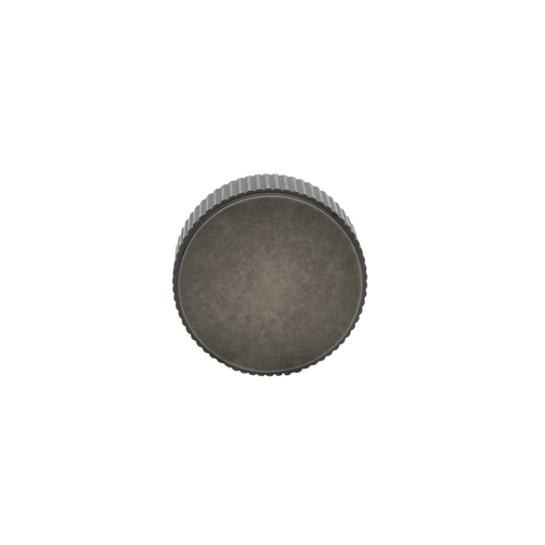 Hapny Home R04-WN Ribbed Weathered Nickel Cabinet Knob