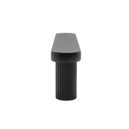 Hapny Home R508-MB Ribbed Cabinet Pull Matte Black 96mm