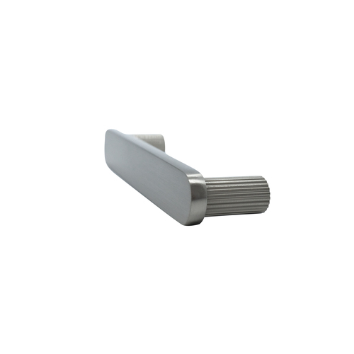 Hapny Home R508-SN Ribbed Cabinet Pull Satin Nickel 96mm