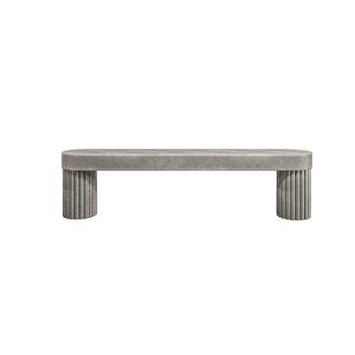 Hapny Home R508-WN Ribbed Cabinet Pull Weathered Nickel 96mm