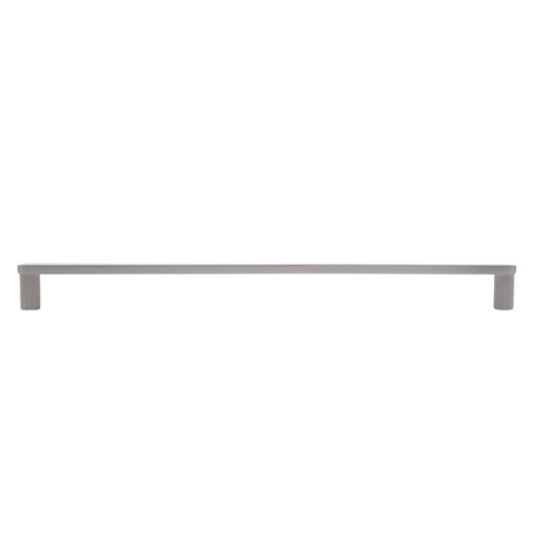 Hapny Home R512-SN Ribbed Cabinet Pull Satin Nickel 12