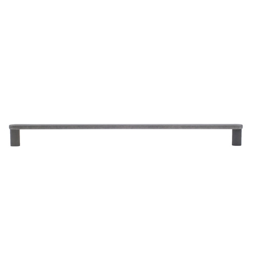 Hapny Home R512-WN Ribbed Cabinet Pull Weathered Nickel 12
