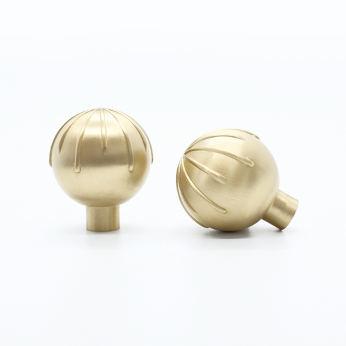 Hapny Home SU13-SB Sunburst Satin Brass Cabinet Knob
