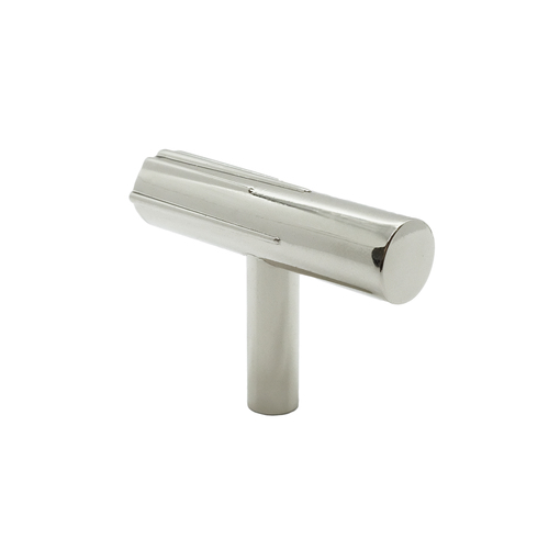 Hapny Home SU14-PN Sunburst Polished Nickel Cabinet T-Knob