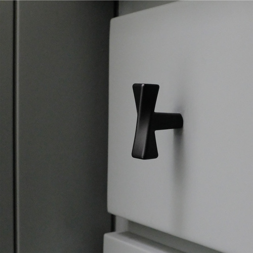 Hapny Home TW16-MB Matte Black Twist T-Knob
