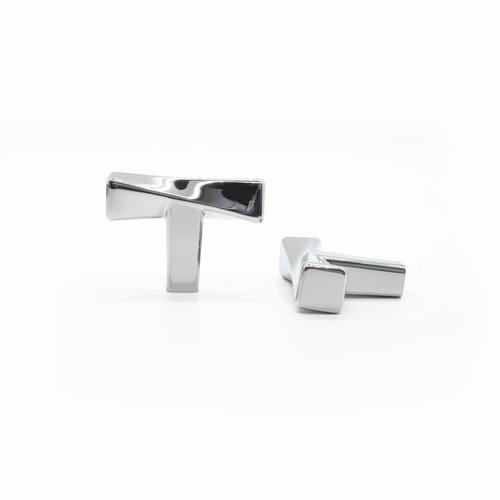Hapny Home TW16-PN Twist T-Knob Polished Nickel