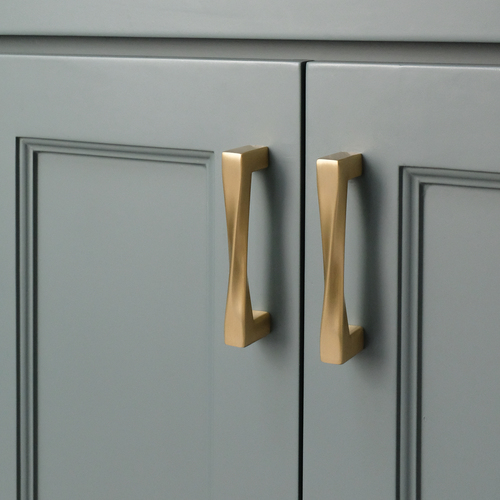 Hapny Home TW544-SB Twist Satin Brass 5