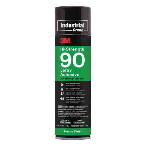 3M 7000121418 Low VOC Hi-Strength 90 Spray Adhesive, 24 oz