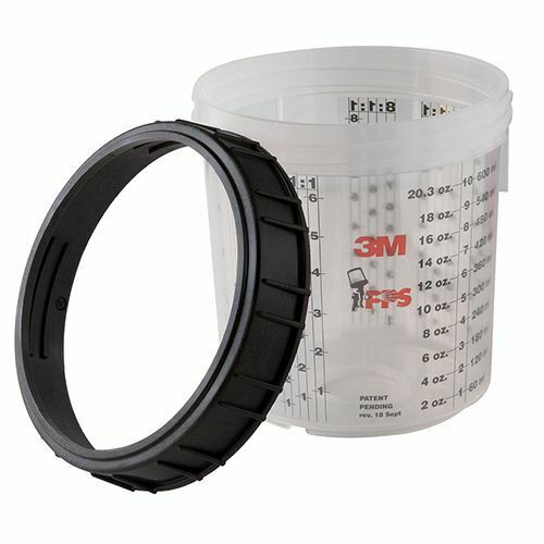3M 7100003286 Standard Cup and Collar Set, 2 per Box